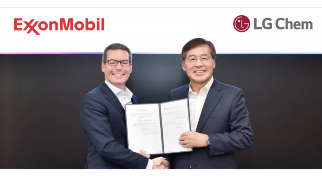 LG Chem & ExxonMobil Sign Lithium Offtake Agreement