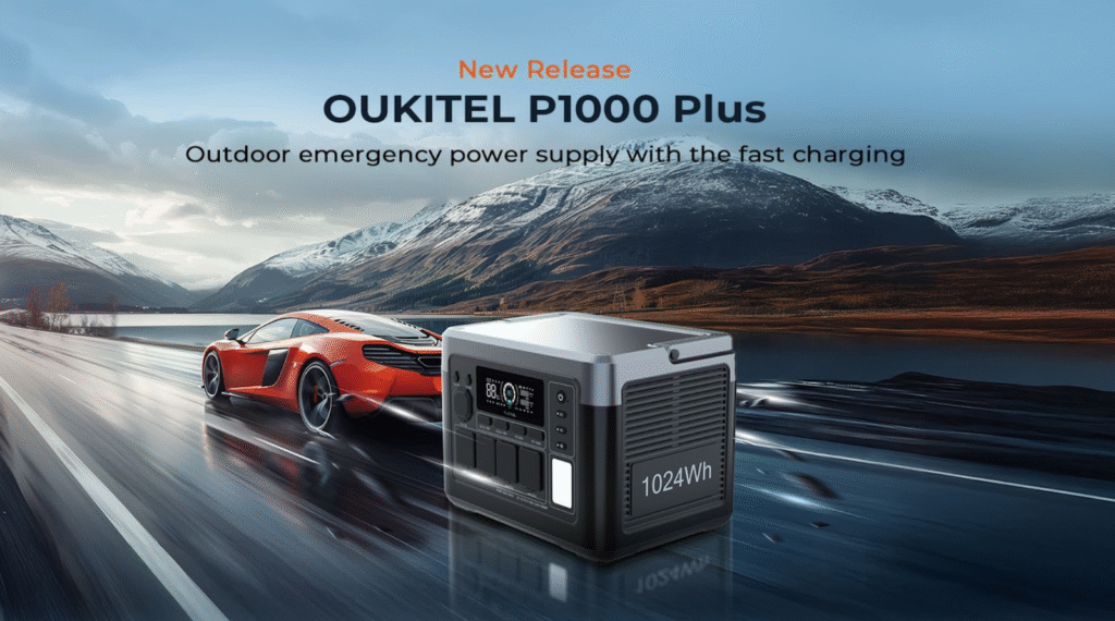 Generate single title from this title #Oukitel P1000 Plus Introduced: The Most Compact Power Station Leading the World into a New Era in 70 -100 characters. And it must return only title i dont want any extra information or introductory text with title e.g: " Here is a single title:"