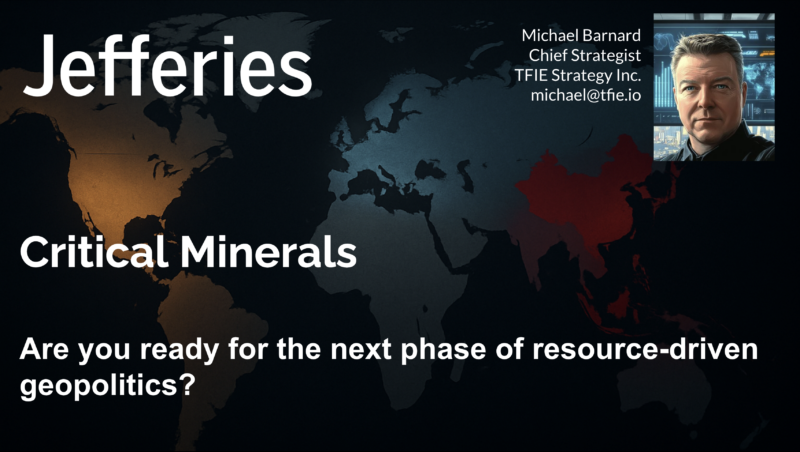 Generate single title from this title The Geopolitics Of Critical Minerals: China’s Grip & The West’s Response in 70 -100 characters. And it must return only title i dont want any extra information or introductory text with title e.g: " Here is a single title:"