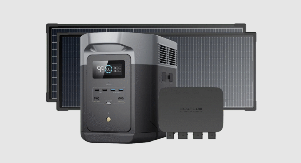 Generate single title from this title Get 50% Off These EcoFlow Power & AC Bundles - Perfect For Off-Grid Adventures in 70 -100 characters. And it must return only title i dont want any extra information or introductory text with title e.g: " Here is a single title:"